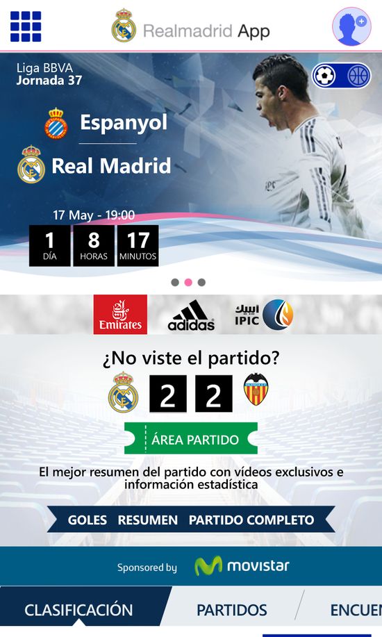 Real Madrid C.F. presenta su app multiplataforma
