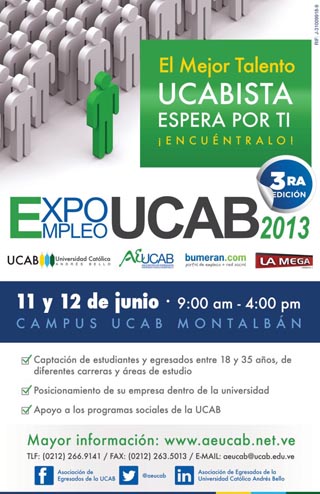 MSC Noticias - ExpoEmpleoUCAB2013 Negocios Publicidad 