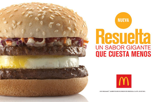 McDonald's trae una hamburguesa bien Resuelta  MSC Noticias