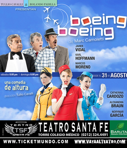 MSC Noticias - BoeingBoeing-teatrosantafe Diversión Publicidad Teatro 
