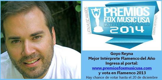 MSC Noticias - Goyo-Reyna-Premios-Fox-Music Agencias Com y Pub Farándula Musica Negocios Publicidad The Box Com 