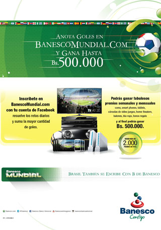MSC Noticias - Banesco-blog_concurso-BanescoMundial Agencias Com y Pub Banca y Seguros Banesco Com Futbol Negocios Publicidad 