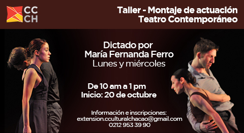 MSC Noticias - Imagen-Taller-Montaje-de-Actuación-Teatro-Contemporáneo Agencias Com y Pub Diversión Publicidad Teatro 