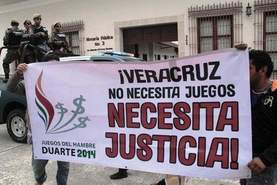 MSC Noticias - Veracruz-inicia-Juegos-entre-protestas Agencias Com y Pub Deportes Publicidad 